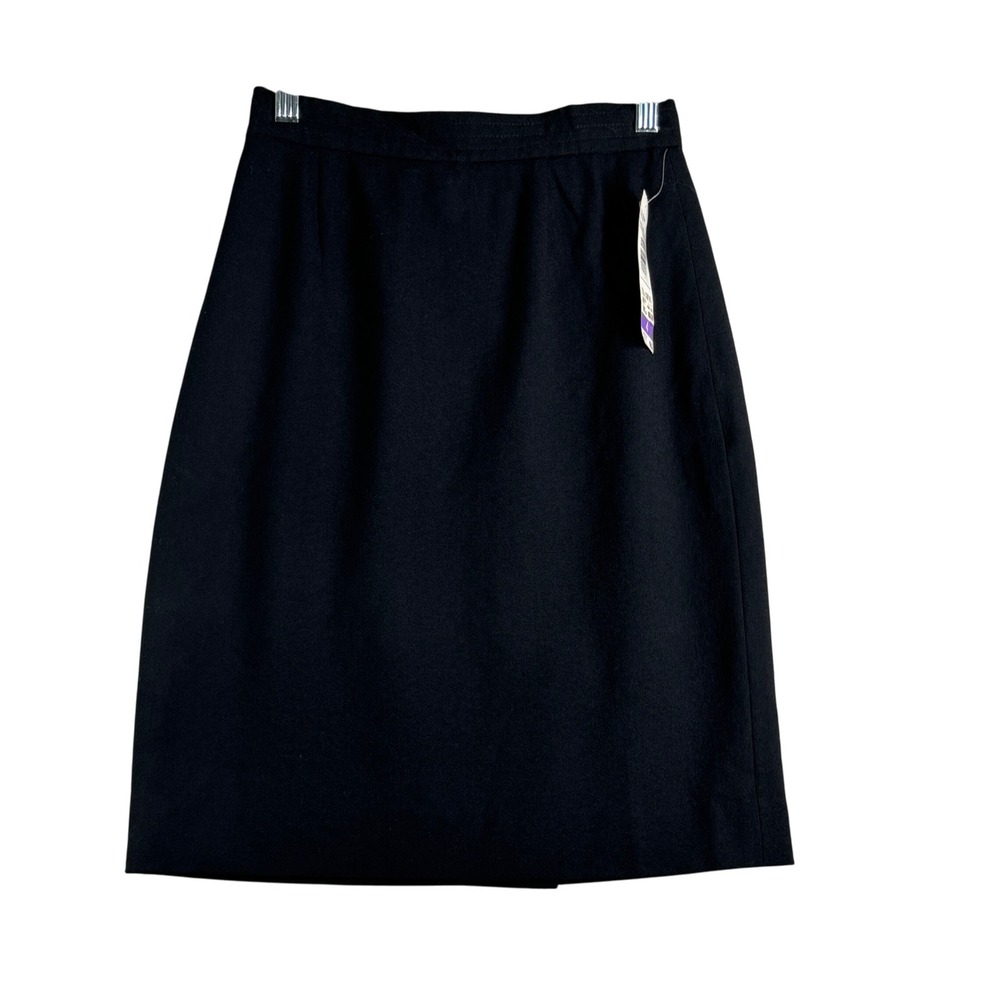 JH Collectibles Skirt Black Career A-Line Knee Length Classic Neutral Size‎ 2